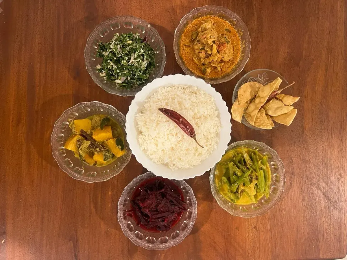 Fresh Sri Lankan breakfast
